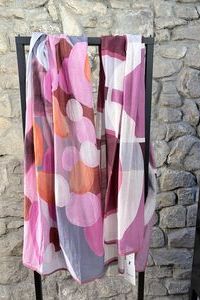 SHALLS BARCELONA BW Seide 65 X 100